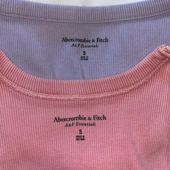 Two Abercrombie ribbed tank tops - Picture 2 of 6